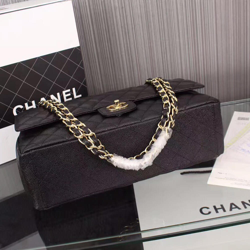 Ch*el classic maxi handbag