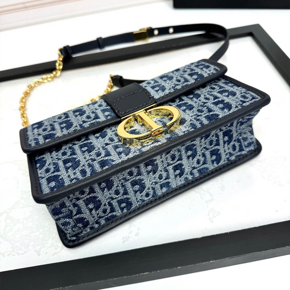 D*or 30 montaigne east-west bag with chain
